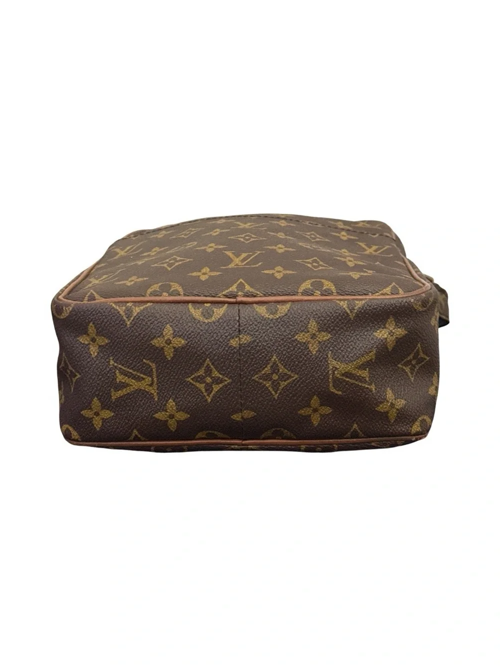 Louis Vuitton Monogram Canvas Messenger Bag in Brown and Gold